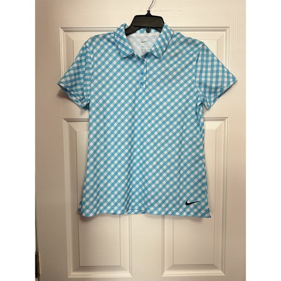 Nike Dri-FIT Victory Womens Short-Sleeve Golf Polo Size Medium DX1495-416 NEW - Picture 1 of 4